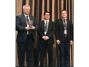 From left to right: Rick Anderson, Greene Tweed VP & General Manager, Semiconductor; Lionel Kwok, Greene Tweed Country Manager, Singapore; Raymond Yong, Greene Tweed ASM Global Account Manager