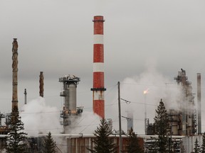 Refinery Row in Strathcona County, Alberta. The province wants to add crude-refining capacity.