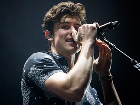 Canadian singer-songwriter Shawn Mendes.