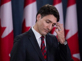 Prime Minister Justin Trudeau speaks at the G20 summit in Argentina.