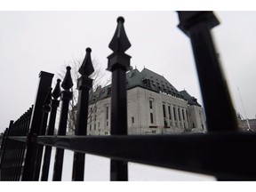 The Supreme Court of Canada is shown in Ottawa on January 19, 2018. The Supreme Court of Canada is set to rule today on whether energy companies can walk away from unprofitable wells on agricultural land without having to clean up behind them.