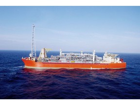 The SeaRose floating production, storage and offloading vessel is shown in this undated handout photo. A Canadian oil and gas company says it's working to give its regulators confidence that they can resume safe operations, two months after a large spill at one of their offshore oil platforms. Production work at Husky Energy's SeaRose platform, about 350 kilometres off the coast of St. John's, N.L., has been halted since an estimated 250,000 litres of oil spilled into the ocean on Nov. 16.