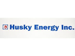 Husky Energy logo at the company's annual meeting in Calgary, Thursday, April 26, 2012. Husky Energy Inc. is walking away from its hostile takeover offer for MEG Energy Corp. after failing to win enough shareholder support.