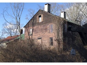 The 18th century home of the late famed herbalist Adelma Grenier Simmons sits on the Caprilands herb farm, Thursday, Jan. 3, 2019, in Coventry, Conn. Simmons, who died in 1997 at age 93, is credited with reintroducing and popularizing the use of herbs in American cooking. Her widower Edward Cook, accused of failing to maintain the property, is fighting an eviction order.