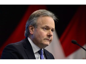 Stephen Poloz, Governor of the Bank of Canada, holds a press conference at the Bank of Canada in Ottawa on Wednesday, Jan. 9, 2019.