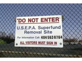 The partial government shutdown has forced suspension of federal work at the nation's Superfund sites unless it is determined there is an "imminent threat" to life or property.