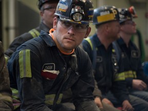 Coal miner Jaden Fredrickson, 26, of Cheat Lake, West Virginia, works at the Harvey Mine, part of the largest underground mining complex in the U.S.