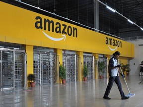 Amazon's largest fulfillment centre in India.