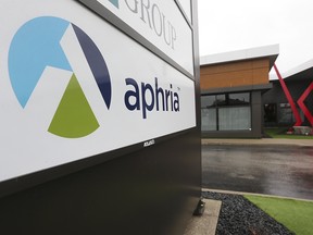 The exterior of Aphria Inc. offices in Leamington, ON.