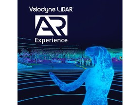 Velodyne's Augmented Reality demonstration allows people to experience how autonomous vehicles see the world.