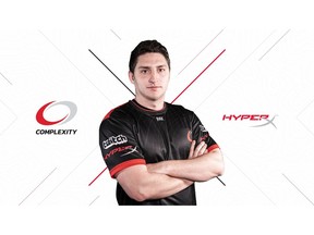 HyperX Named Official Peripheral Partner of Complexity Gaming. Complexity will exclusively use HyperX gaming headsets, keyboards, mice, mousepads and internal memory. Rory "dephh" Jackson, CS:GO player shown here.