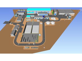 Provisur Seawater Desalination Plant architectural drawing