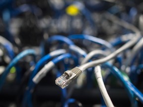 Network cables in Washington, D.C. Cyber security companies enjoyed a strong 2018 on the back of the continued concern over the risk of hacking.
