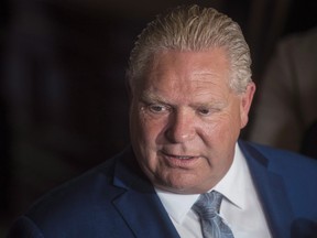 Ontario Premier Doug Ford vowed to eliminate the cap and trade system and fight Ottawa's carbon pricing plan during the spring election campaign.