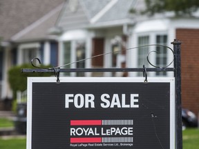The Canadian Real Estate Association has said national home sales are projected to fall to a near-decade low this year.