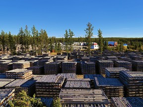 Core shack at the Wheeler River project located in northern Saskatchewan.