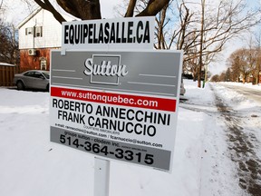 The median single-family home price in Montreal increased seven per cent to $327,450 in December, the Greater Montreal Real Estate Board said.
