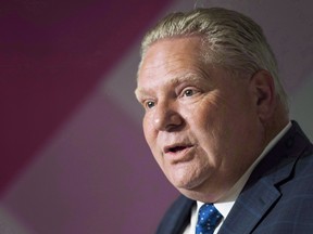 Doug Ford attended the Detroit Auto Show in support of the GM Oshawa plant.