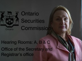 Maureen Jensen, chair of the Ontario Securities Commission.