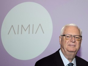 Aimia chairman of the board Robert Brown is pictured prior to a special shareholders meeting Montreal on Tuesday, January 8, 2019.