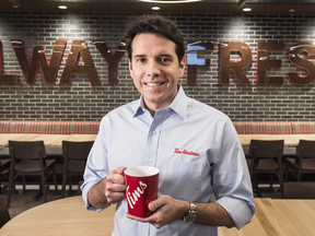 Tim Hortons President Alex Macedo at the company's Toronto offices.