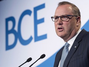 BCE Inc. chief executive George Cope said a potential Canadian ban on telecommunications equipment from Huawei Technologies Co. won't affect its plans for capital expenditures or the timing of the rollout of 5G networks.