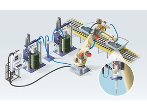 Comprised of the Pro-Meter S PLC, Process Sentry PLC System Controller, and Rhino SD3/XD3 Bulk Unloaders, Nordson Industrial Coating Systems full product suite provides unsurpassed levels of productivity, accuracy, simplicity, speed, and durability in automotive assembly processes.