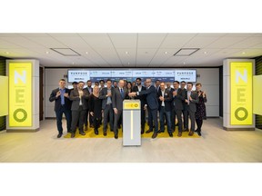 Purpose Investments, including Chief Investment Officer and Portfolio Manager Greg Taylor, joined Erik Sloane, Head of Funds and Trading at NEO to open the market to celebrate the recent one-year anniversary of the launch of Canada's first actively managed cannabis ETF, the Purpose Marijuana Opportunities Fund (NEO:MJJ).