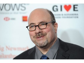 FILE - In this Nov. 5, 2018 file photo, Craig Newmark attend the 12th annual Stand Up For Heroes benefit red carpet at the Hulu Theater at Madison Square Garden in New York. The founder of Craigslist says he will donate $15 million to Columbia University and the Poynter Institute for separate efforts promoting ethics in journalism. The announcement on Wednesday, Feb. 6, 2019, establishes Newmark in the forefront of philanthropists focused on journalism, a cause he's supported with some $85 million in the past few years.