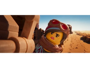 This image released by Warner Bros. Pictures shows the character Lucy/Wyldstyle, voiced by Elizabeth Banks, in a scene from "The Lego Movie 2: The Second Part."