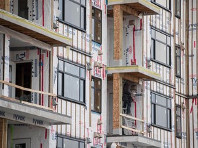 A condo under construction in B.C.