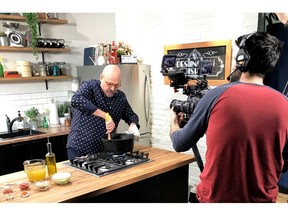 Chef Massimo Capra is seen in this undated handout photo. Corus Entertainment and Twitter Canada have cooked up a new social media format that will dish out a weekly series of eight, five-minute episodes featuring a variety of professional chefs as they prepare a wide range of meals for foodies.