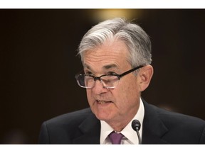 Federal Reserve Chairman Jerome Powell testifies before the Senate Banking, Housing and Urban Affairs Committee on monetary policy on Tuesday, Feb. 26, 2019 on Capitol Hill in Washington.