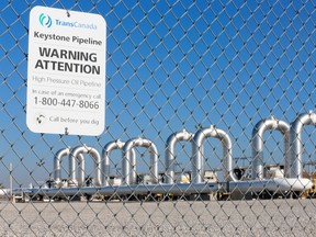 The Steele City-to-Patoka segment of the Keystone XL pipeline is shut, according to TransCanada.