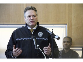FILE - In this Dec. 5, 2018, file photo, Alaska Gov. Mike Dunleavy speaks at a news conference in Anchorage, Alaska. Dunleavy has fired the chair of a state commission tasked with overseeing oil and gas drilling in Alaska, saying Hollis French was neglectful in his duties.
