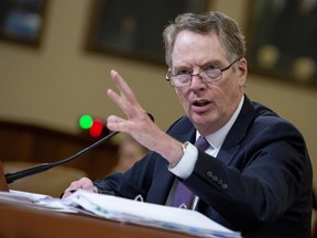 Robert Lighthizer, U.S. trade representative, speaks during a House Ways and Means Committee hearing in Washington, D.C.