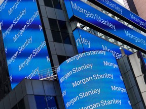 Morgan Stanley headquarters in New York is seen on March 1, 2017. U.S. bank Morgan Stanley has signed a deal to buy Solium Capital Inc. in a deal valued at about $1.1 billion.