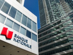 National Bank says its results this quarter were driven by growth in most of its businesses, tempered by a slowdown in its financial markets segment in the wake of the market volatility late last year.