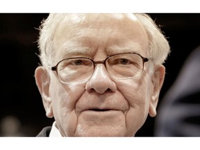 FILE - In this May 5, 2018 file photo, Warren Buffett, Chairman and CEO of Berkshire Hathaway, is seen during a tour of the exhibit floor at the CenturyLink Center in Omaha, Neb. Buffett will release his annual letter to Berkshire Hathaway shareholders on Saturday, Feb. 23, 2019. Buffett's letters are always one of the best-read business documents every year.