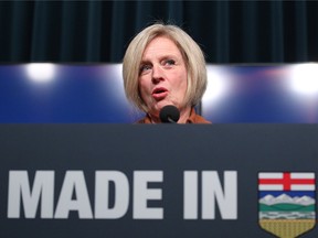 Premier Rachel Notley says oil storage levels are trending downward and the price difference between Alberta heavy oil and West Texas Intermediate remains narrow.