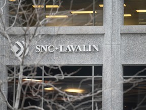 The SNC-Lavalin  headquarters seen in Montreal, Quebec.