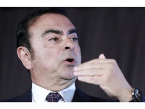 In this May 12, 2016, photo, then Nissan Motor Co. President and CEO Carlos Ghosn speaks during a press conference in Yokohama, near Tokyo. Motonari Ohtsuru, the lawyer who had initially headed his defense, resigned as of Wednesday, Feb. 13, 2019. Ghosn thanked his former legal team "for their tireless and diligent work and courage during the interrogation phase," but said he wanted to hire a different lawyer for the trial. Ghosn said in a statement that he was determined to prove his innocence.