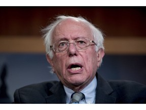 FILE - In this Jan. 30, 2019, file photo, Sen. Bernie Sanders, I-Vt., speaks at a news conference on Capitol Hill in Washington. Sanders, whose insurgent 2016 presidential campaign reshaped Democratic politics, announced Tuesday, Feb. 19, 2019 that he is running for president in 2020.