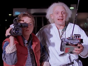 Investors might wish they had a DeLorean time machine like Michael J. Fox, right, and Christopher Lloyd, left, in the 1985 movie Back to the Future.
