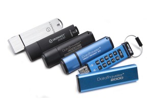 Kingston encrypted USB drives are designed to protect data outside the network firewall that requires high security, promote and maintain a productive and efficient mobile workforce, and serve as an additional element in complying with strict regulations.