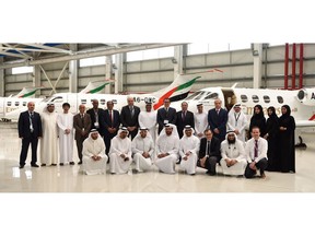 Group photo with 14 general managers and second-tier of civil aviation leaders in the Arab world