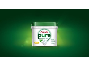 Cascade launches new Cascade Pure Essentials - offering a dependable clean with a simplified formula.