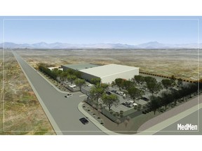 Rendering of Desert Hot Springs facility