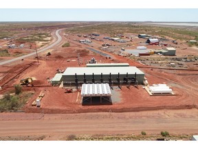 Newmont's Tanami (Granites) natural gas power station in Northern Territory, Australia.