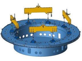 1250 tons cryostat handling system (c) CNIM